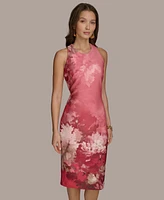 Donna Karan New York Women's Floral-Print Sheath Dress