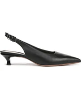 Franco Sarto Women's Marlow Pointed Toe Slingback Kitten Heel Pumps