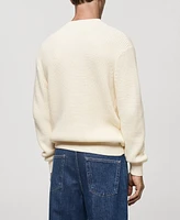 Mango Men's Knit Cotton Sweater