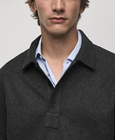 Mango Men's Regular-Fit Button-Down Shirt