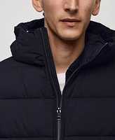 Mango Men's Water-Repellent Quilted Vest