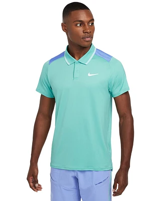 NikeCourt Men's Advantage Dri-fit Colorblocked Tennis Polo Shirt