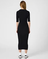 French Connection Women's Cosysoft V-Neck Midi Dress