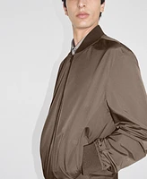 Mango Men's Waterproof Bomber Jacket