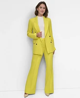 Dkny Petite Classic Double-Breasted Blazer