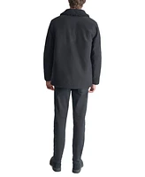 Dkny Men's Fleece-Lined Snap-Front Cotton Jacket