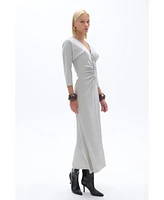 Nocturne Women's Draped Detail Dress