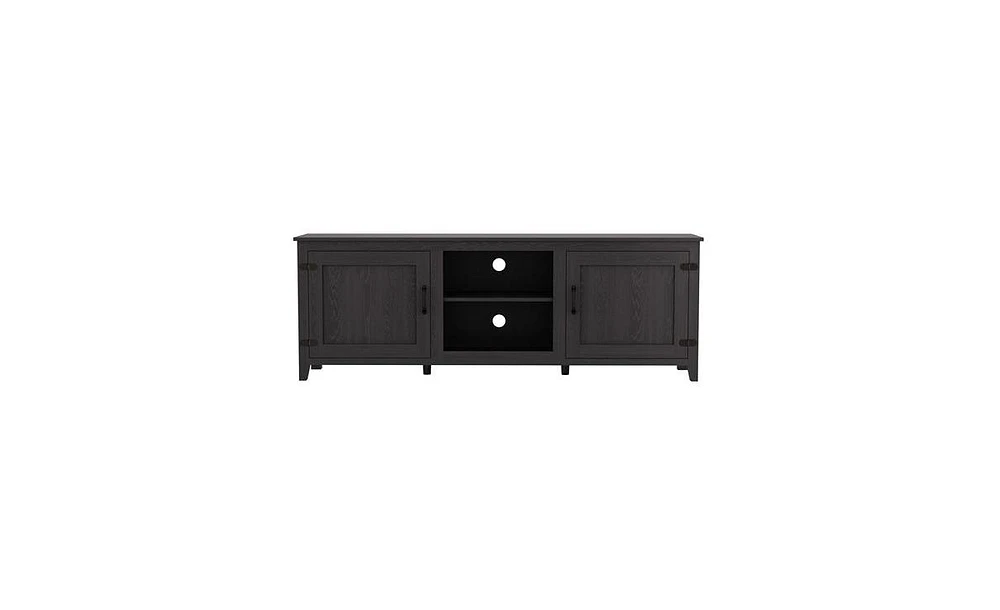 Slickblue Tv Stand Storage Media Console Entertainment Center with Doors for Stylish Organization