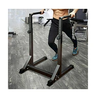 Slickblue Strength Training Dip Stand Station with Adjustable Height for Home Gym Workouts