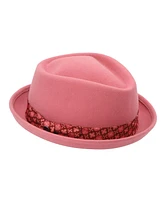 Peter Grimm Merenda Wool Felt Satin Band Pork Pie Hat