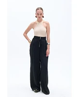 Nocturne Women's Flowy Wide Leg Pants