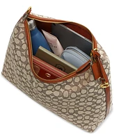 Coach Juliet Signature Jacquard Shoulder Bag