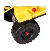 Slickblue Kids Ride-On Bulldozer Truck Toy Construction Vehicle Tractor for Boys