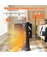 Sugift 1500W Ptc Fast Heating Space Heater with Remote Control