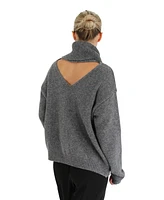 Belle & Bloom Women's Right Here Waiting Open Back Knit