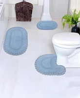 Home Weavers Hampton Crochet Reversible -Pc. Bath Rug Set