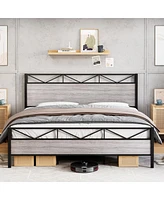 gaomon King Bed Frame