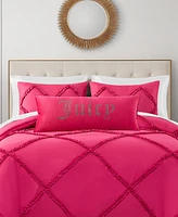 Juicy Couture Silver-Tone Rhinestone Decorative Pillow, 16" x 36"