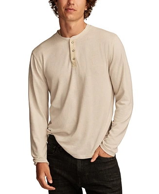 Lucky Brand Men's Weekend Classic-Fit Textured Long-Sleeve Henley