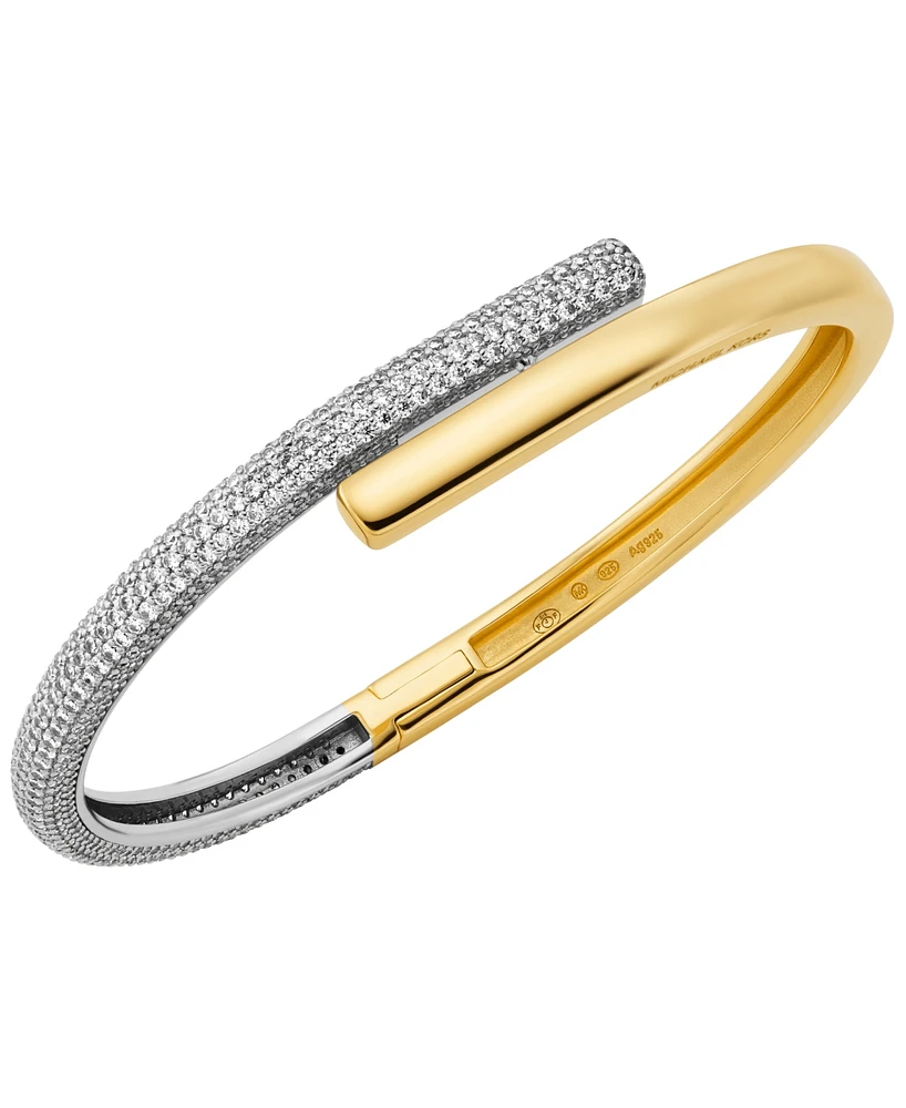 Michael Kors 14K Gold-Plated Sterling Silver Bangle Bracelet