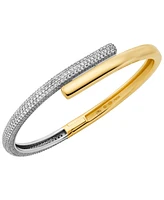 Michael Kors 14K Gold-Plated Sterling Silver Bangle Bracelet