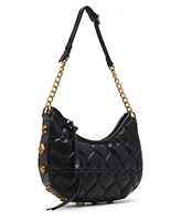 Betsey Johnson Icon Stud Heart Shoulder Bag