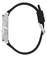 Guess Men's Analog Black Silicone Watch, 42mm