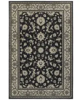 Jhb Design Tidewater Pira Charcoal Ivory Area Rugs