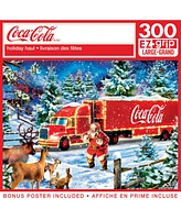 Masterpieces Holidays Coca-Cola Holiday Haul 300 Piece Ez Grip Puzzle