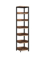 Tribesigns 6-Tier Corner Shelf Set of 3, 76.77