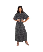 Dai Moda Women's Kimono Dress - Scratch