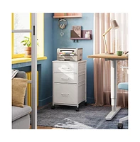 Mobile File Cabinet, Rolling Printer Stand with 3 Drawers