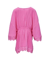 Snapper Rock Girls Bubble Gum Beach Cover Up