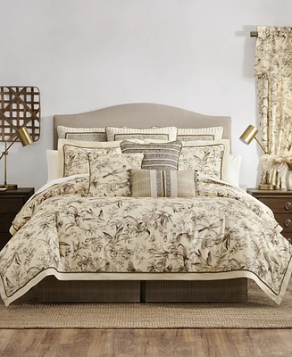 Rose Tree Bird Paradise 4 Piece Comforter Set, King