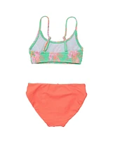 Snapper Rock Big Girls Coastal Shells Sustainable Bikini