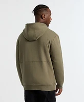 Ecko Unltd Men's Printed Zip Sherpa Hoodie