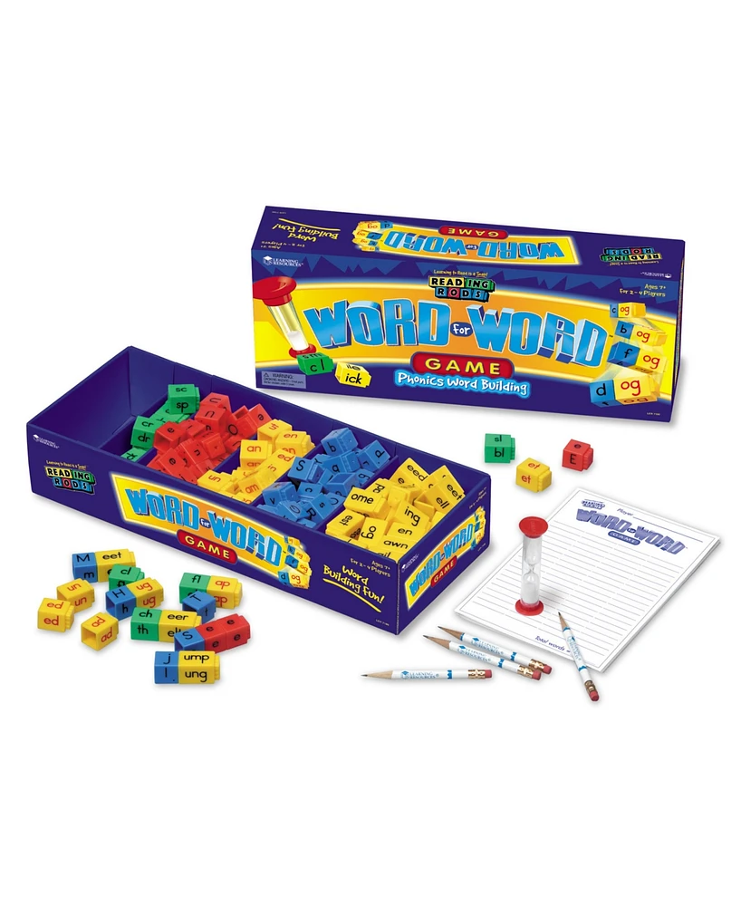 Learning Resources Reading Rods Word For Word Phonics Game