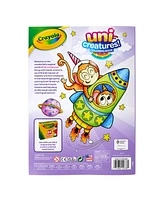 Crayola Uni-Creatures Coloring Book, 8 Pack