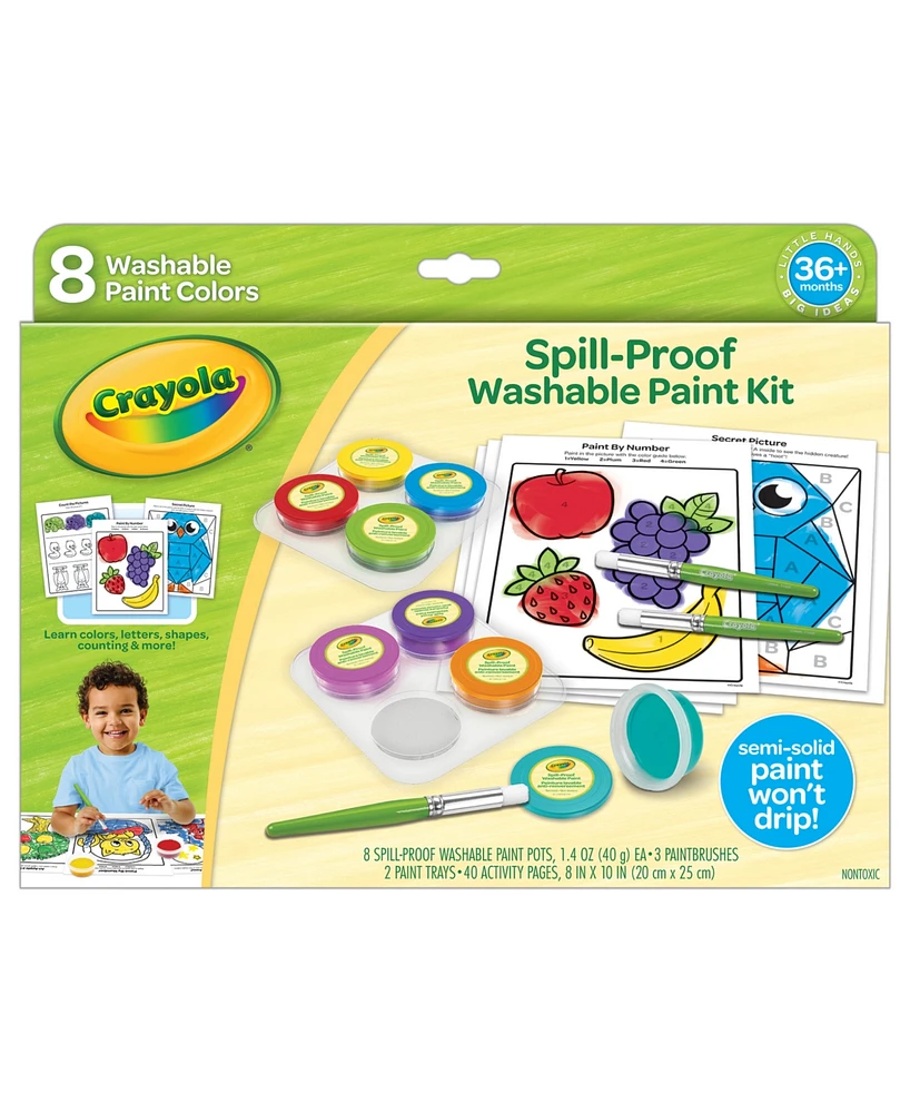 Crayola Spill-Proof Washable Paint Kit