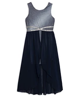 Speechless Big Girls Chiffon Skirt with Criss Cross Maxi Dress