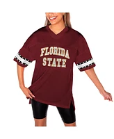 Gameday Couture Women's Garnet Florida State Seminoles Until Kickoff Rhinestone Fashion T-Shirt