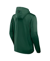 Fanatics Men's Hunter Green Milwaukee Bucks Baller Defender Performance Full-Zip Hoodie