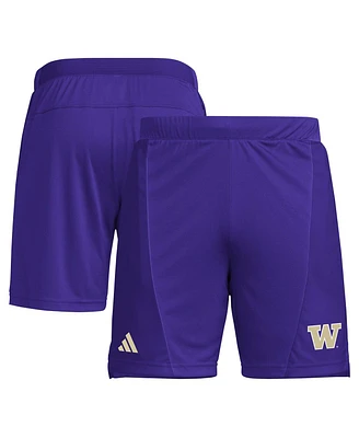 Adidas Men's Purple Washington Huskies Designed for Training 7" Aeroready Shorts