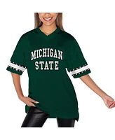 Gameday Couture Women's Green Michigan State Spartans Until Kickoff Rhinestone Fashion T-Shirt