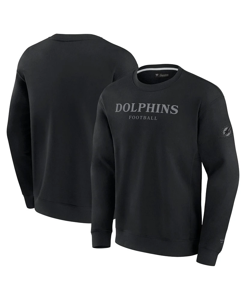 Fanatics Men's and Women's Black Miami Dolphins Elements Unlimited Fleece Pullover Sweatshirt