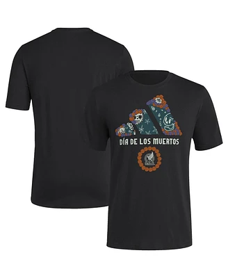 Adidas Men's Black Mexico National Team Dia De Los Muertos T-shirt