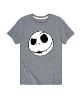 Hybrid Big Boys Nightmare Before Christmas Face Graphic Tee