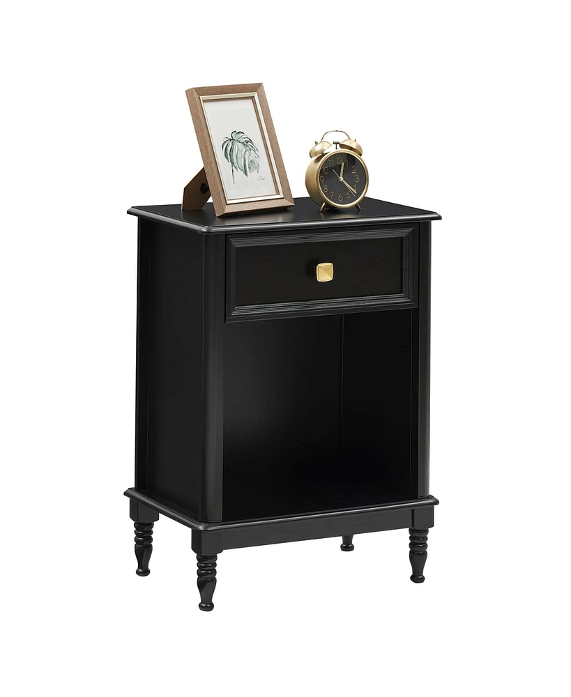 gaomon Nightstands, Small Wooden Bedside Tables with Storage Drawers