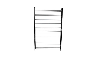 Slickblue 10-Tier 50-Pair-of-shoes Adjustable Steel & Plastic Shoe Rack