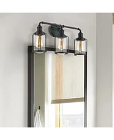 Flynama 24 in. 3-Light Vanity Light with Clear Glass Shade